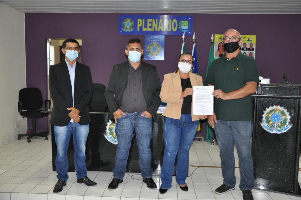 Câmara Municipal de Hugo Napoleão empossa suplente de vereador Francisco Fantana